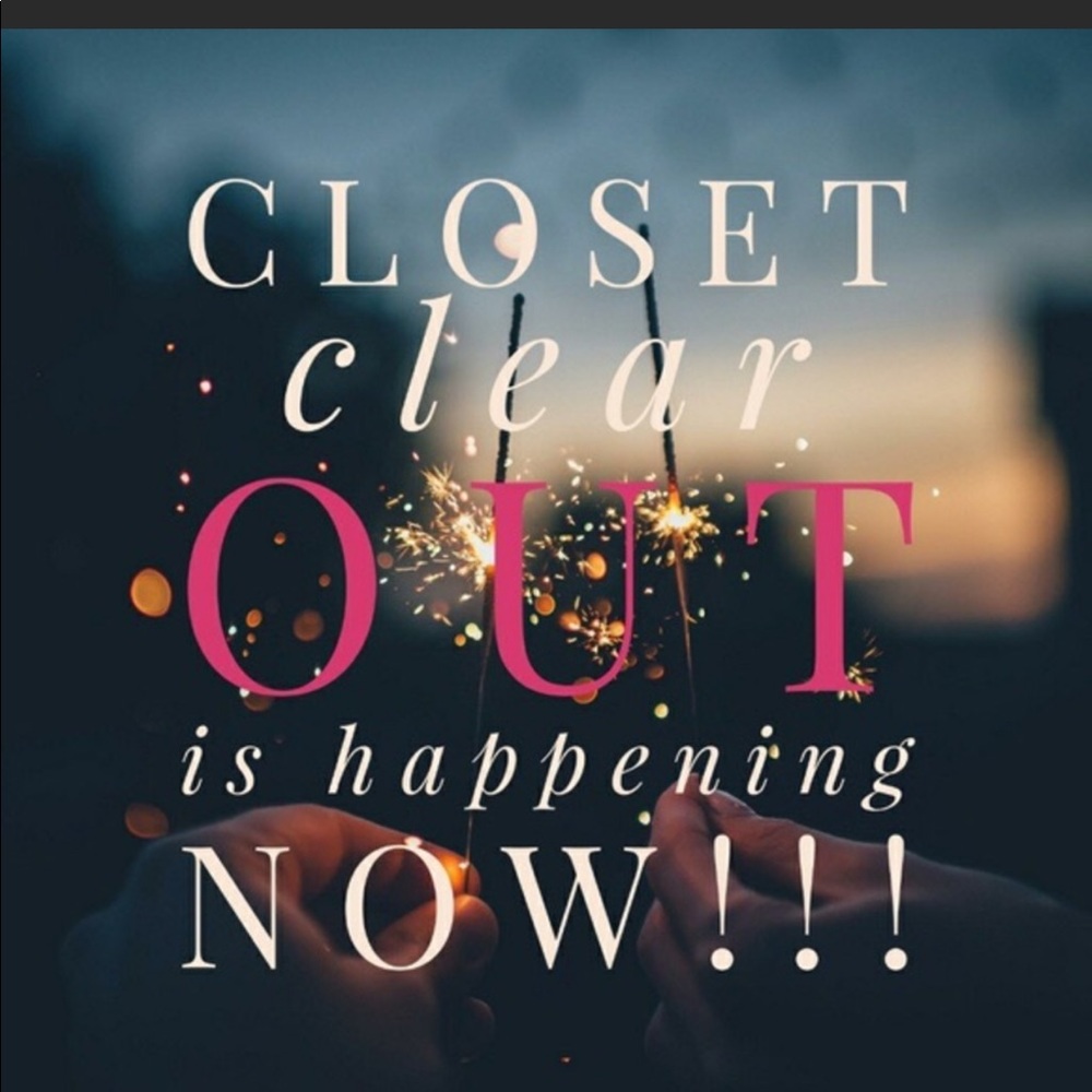 Happy March 1st ! Closet Clear out !